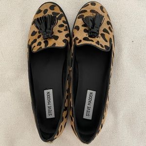 Steve Madden leopard flats